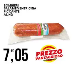 Vantaggio Cash&Carry Bombieri salame ventricina piccante offerta