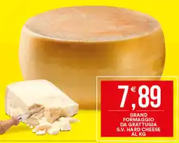 Vantaggio Cash&Carry Grand formaggio da grattugia s.v. hard cheese offerta