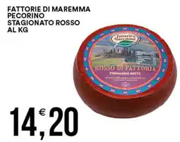 Vantaggio Cash&Carry Fattorie di maremma pecorino stagionato rosso al kg offerta