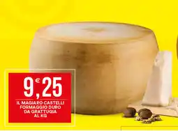 Vantaggio Cash&Carry Il magiaro castelli formaggio duro da grattugia al kg offerta