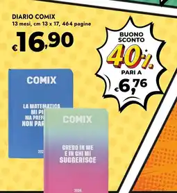 Bennet Diario COMIX offerta