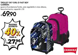 Bennet Trolley sky girl o fast boy CARRERA offerta