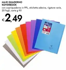 Bennet Maxi quaderno KOVERBOOK offerta
