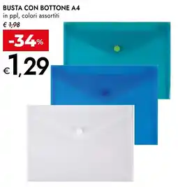 Bennet Busta con bottone A4 offerta