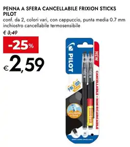 Bennet Penna a sfera cancellabile frixion sticks PILOT offerta