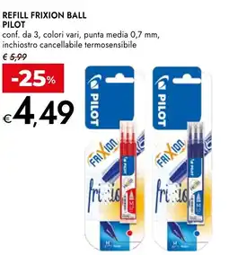 Bennet Refill frixion ball PILOT offerta