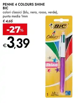 Bennet Penne 4 colours shine BIC offerta