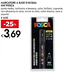 Bennet Marcatore a base d'acqua uni POSCA offerta