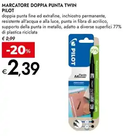 Bennet Marcatore doppia punta twin PILOT offerta