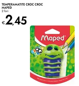 Bennet Temperamatite croc croc MAPED 2 fori offerta