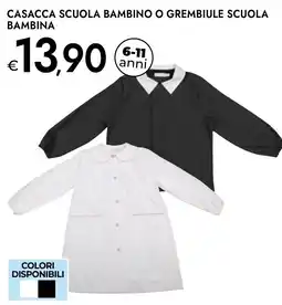 Bennet Casacca scuola bambino o grembiule scuola bambina offerta