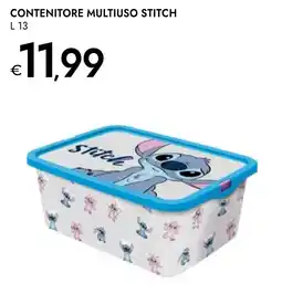 Bennet Contenitore multiuso stitch offerta
