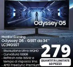 Comet Monitor Gaming Odyssey G5-G55T da 34" LC34G55T offerta