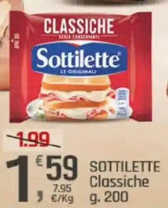 Supermercati Dok SOTTILETTE Classiche offerta