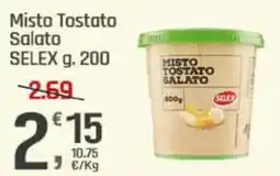 Supermercati Dok Misto Tostato Salato SELEX offerta