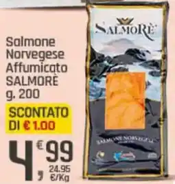 Supermercati Dok Salmone Norvegese Affumicato SALMORE offerta