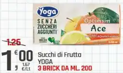 Supermercati Dok Succhi di Frutta YOGA offerta