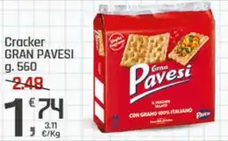 Supermercati Dok Cracker GRAN PAVESI offerta