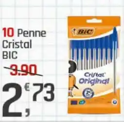 Supermercati Dok 10 Penne Cristal BIC offerta