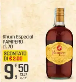 Supermercati Dok Rhum Especial PAMPERO offerta
