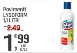 Supermercati Dok Pavimenti LYSOFORM offerta