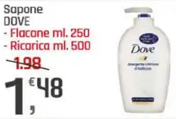 Supermercati Dok Sapone DOVE - Flacone - Ricarica offerta