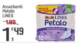 Supermercati Dok Assorbenti Petalo LINES offerta