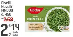 Supermercati Dok Piselli Novelli FINDUS offerta