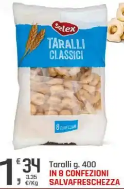 Supermercati Dok Taralli SELEX offerta