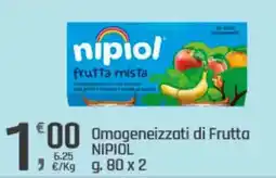 Supermercati Dok Omogeneizzati di Frutta NIPIOL offerta