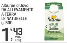 Supermercati Dok Albume d'uovo da allevamento a terra LE NATURELLE offerta