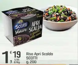 Supermercati Dok Riso Apri Scalda SCOTTI offerta