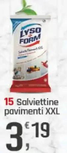 Supermercati Dok Salviettine Pavimenti XXL LYSO FORM offerta