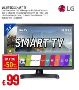 IperFamila LG 24T510S Smart TV offerta