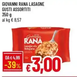 IperFamila Giovanni rana lasagne gusti assortiti offerta