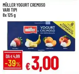 IperFamila Müller yogurt cremoso vari tipi offerta