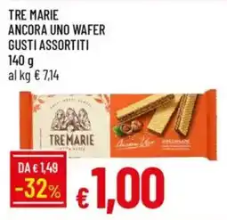 IperFamila Tre marie ancora uno wafer gusti assortiti offerta