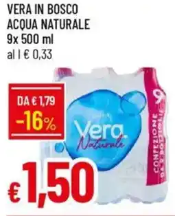 IperFamila Vera in bosco acqua naturale offerta