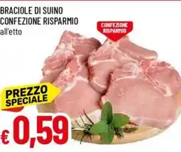 IperFamila Braciole di suino confezione risparmio offerta