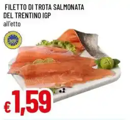 IperFamila Filetto di trota salmonata del trentino IGP offerta