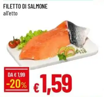 IperFamila Filetto di salmone offerta