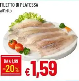 IperFamila Filetto di platessa offerta