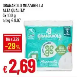 IperFamila Granarolo mozzarella alta qualita offerta