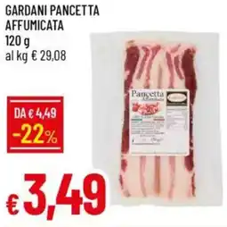 IperFamila Gardani pancetta affumicata offerta
