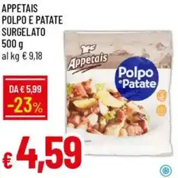 IperFamila Appetais polpo e patate surgelato offerta