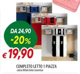 IperFamila Completo letto 1 piazza offerta