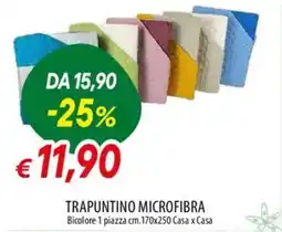 IperFamila Trapuntino microfibra offerta