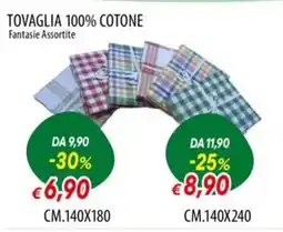 IperFamila Tovaglia 100% cotone offerta