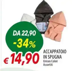 IperFamila Accappatoio in spugna offerta