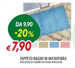 IperFamila Tappeto bagno in microfibra offerta